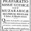Rúbricas Generales de la Missa Góthica-Muzárabe y el Omnium Offerentium / ed. Fr. J. Hernández de Viera. — Salamanca, 1772.
