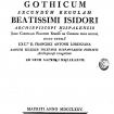 Breviarium Gothicum secundum regulam Beatissimi Isidori Archiepiscopi Hispalensis / ed. F. A. Lorenzana — Madrid, 1775.
